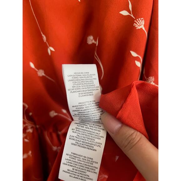 Joie Dakoda Minimalist Floral Print Dress in autumn size S - Picture 6 of 6